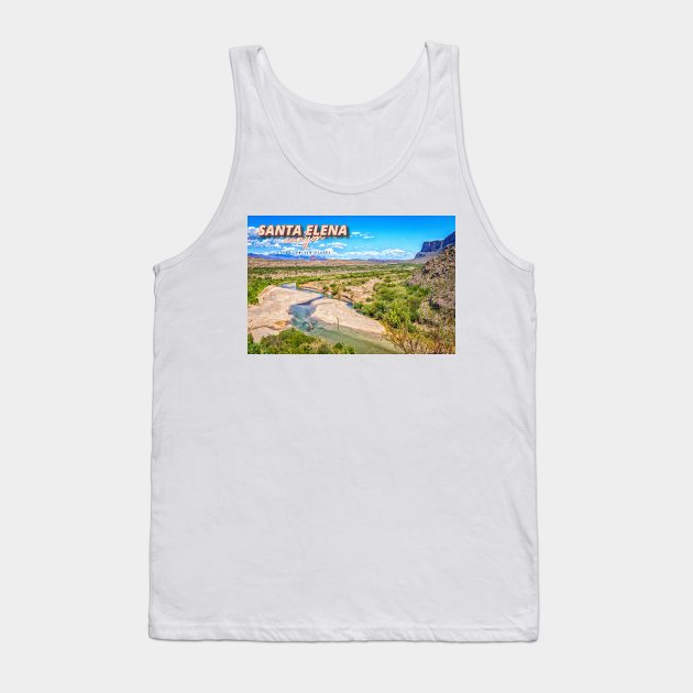 Santa Elena Canyon Tank Top by Gestalt Imagery